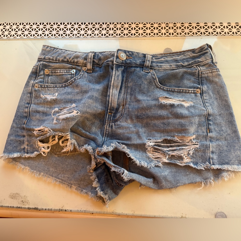 American eagle denim jean shorts